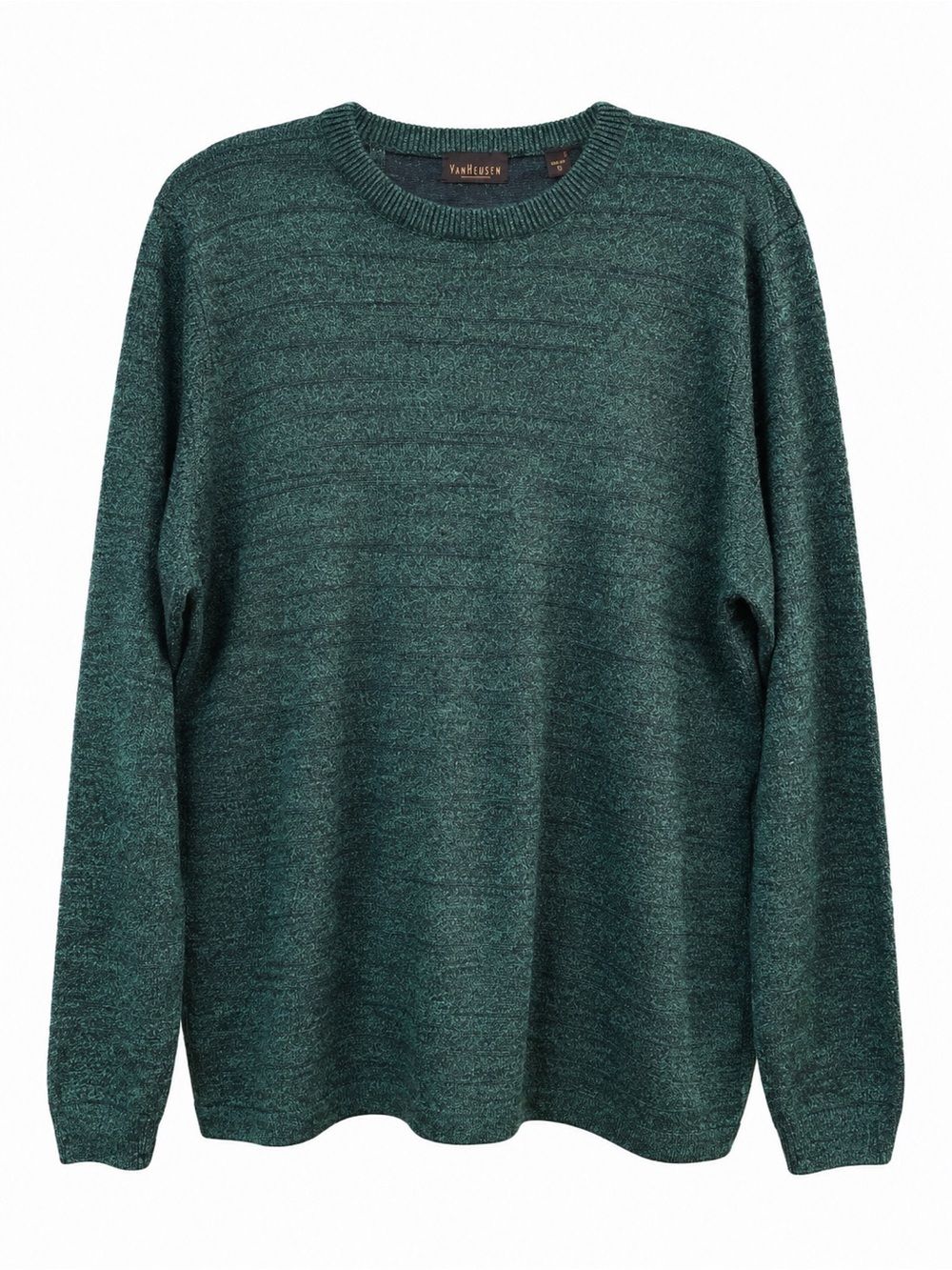 Van Heusen Men’s Crewneck Sweater - Teal Green Heather